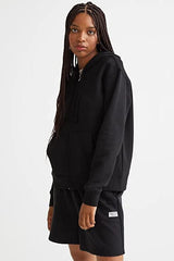 Zipper Hooded Sweatshirts for Women