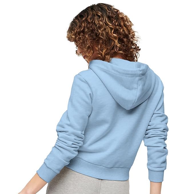 Zipper Crop Hooded Jacket for Women