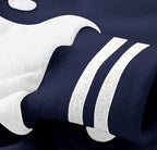 Navy Blue Bomber/Varsity Jacket for Men