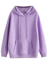 Solid Hoodie For Women