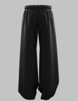 Straight Fit Baggy pants For Unisex Black