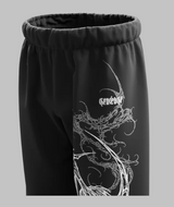 Straight Fit Baggy pants For Unisex, Black